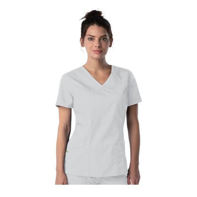Urbane (TM) Shirt Scrub Urbane 9534 Crossover Womens 3X Large White Each - 9534-WWXY3XL