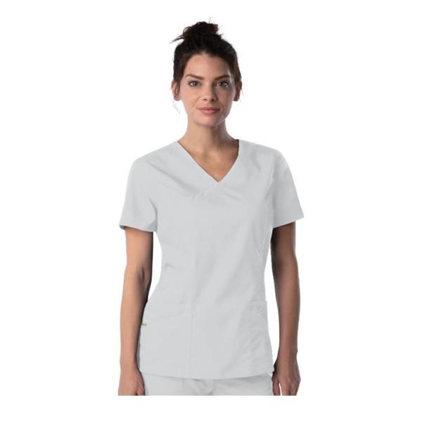 Urbane (TM) Shirt Scrub Urbane 9534 Crossover Womens 3X Large White Each - 9534-WWXY3XL