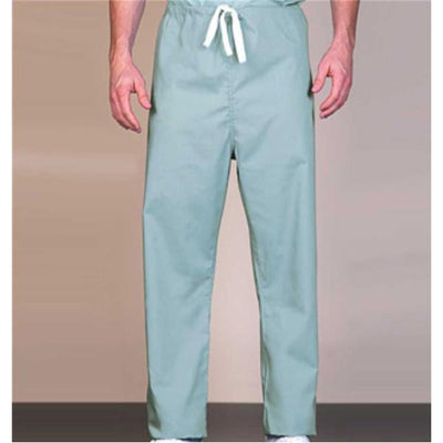 Fashion Seal Pant Scrub 55% Cotton / 45% Polyester Unisex Misty Green Md Reversible Pckt Each - 897MEDIUM