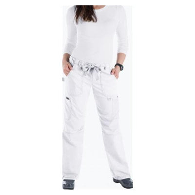 Koi by Kathy Peterson Pant Scrub 701 Womens Large Tall White Each - 701T-01-L
