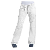 Koi by Kathy Peterson Pant Scrub 701 Womens Small Tall White Each - 701T-01-S