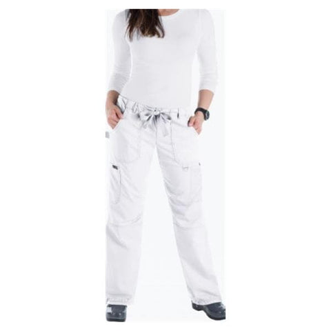 Koi by Kathy Peterson Pant Scrub 701 Womens X-Small Tall White Each - 701T-01-XS