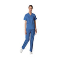 Fashion Seal Shirt Scrub 55% Cotton / 45% Polyester Unisex Ceil Blue 4XL Reversible Pckt Each - 6796-4XL
