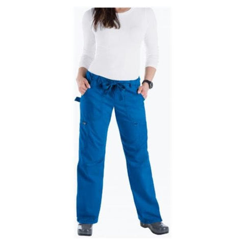 Koi by Kathy Peterson Pant Scrub 701 Womens Small Tall Royal Blue Each - 701T-20-S