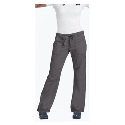 Koi by Kathy Peterson Pant Scrub 701 Womens Small Tall Steel Grey Each - 701T-24-S