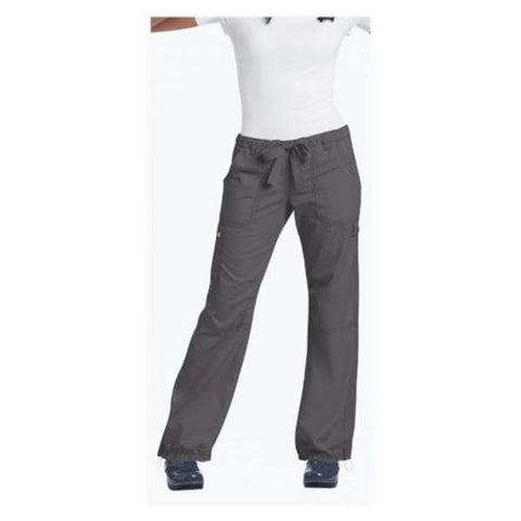 Koi by Kathy Peterson Pant Scrub 701 Womens X-Small Tall Steel Grey Each - 701T-24-XS