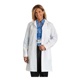 META By White Swan Lab Coat 65% Polyester / 35% Cotton META Womens White Size 16 37 in Each - 161-011-16
