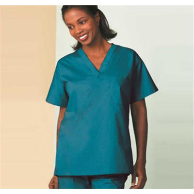 Fashion Seal Shirt Scrub Fashion Blend Unisex X-Small Teal Each - 6770EXSMALL