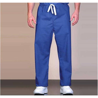 Fashion Seal Pant Scrub 65% Polyester / 35% Cotton Unisex Blueberry Lg Reversible 1 Pocket Each - 7876-L