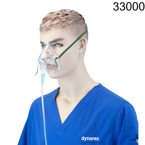 Dynarex Oxygen Masks - Medium-Concentration case of 50