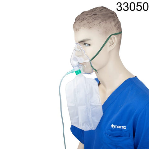 Dynarex Non-Rebreather & 3-In-1 Oxygen Masks case of 50