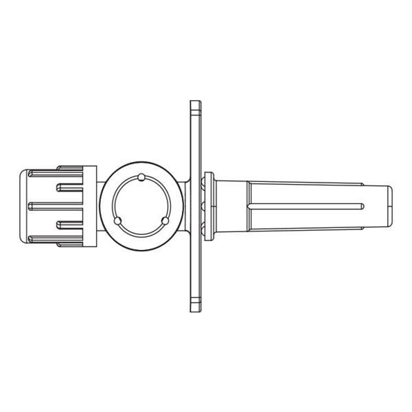 Baxter Healthcare Pin Dispensing Chemo-Aide .2um Siliconized Spike Female Luer Lock Adapter 50/Ca - 2N9106