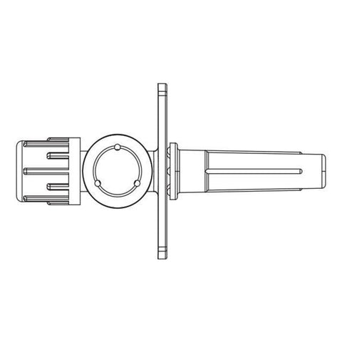 Baxter Healthcare Pin Dispensing Chemo-Aide .2um Siliconized Spike Female Luer Lock Adapter 50/Ca - 2N9106
