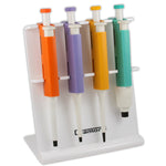 Globe Scientific Pipette Stand, 4 and 6 -Place, for Diamond Pipettes, Acrylic