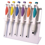 Globe Scientific Pipette Stand, 4 and 6 -Place, for Diamond Pipettes, Acrylic