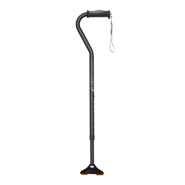 Drive Medical Airgo Comfort-Plus Cane with MiniQuad Ultra-stable Tip