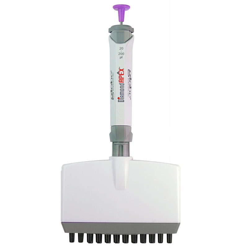Globe Scientific DiamondAPEX, Fully Autoclavable, 12-Channel, Adjustable Volume
