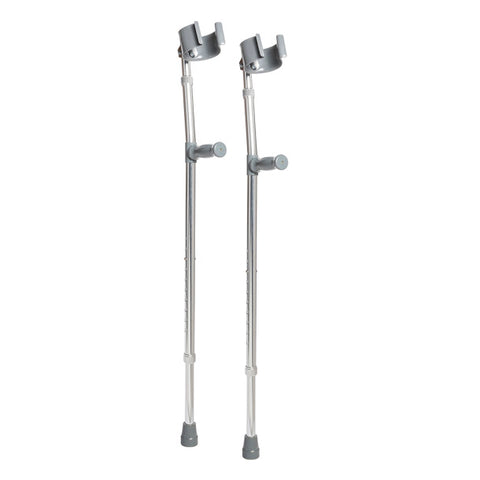 Drive Medical Steel Forearm Crutches - 10403