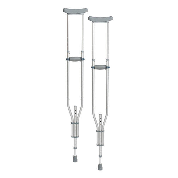 Drive Medical Universal Aluminum Crutch with Accessories - RTL10433