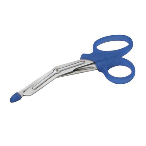 American Diagnostic Corp. Shears Nurse MiniMedicut 5-1/2" Ofst/Blnt/Sfty Tp Serrated/Razor Angled SS/PP Each - 321B