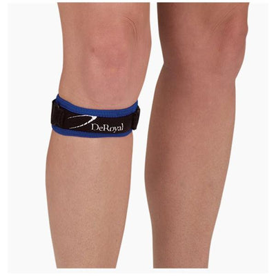 Deroyal Industries Inc Band Strap Patellar Tendon Neoprene Black Size Medium 13-14" Universal Each - 14640006