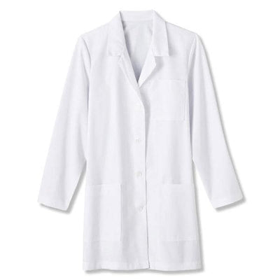 META By White Swan Lab Coat 65% Polyester / 35% Cotton META Fundamentals Womens White Small 33" Each - 15000-011-S
