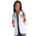 META By White Swan Lab Coat 65% Polyester / 35% Cotton META Fundamentals Womens White XL 28" Each - 15104-011-XL