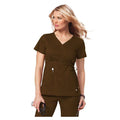 koi Design LLC Shirt Scrub 137 Katelyn Womens Small Espresso Each - 137-52-S