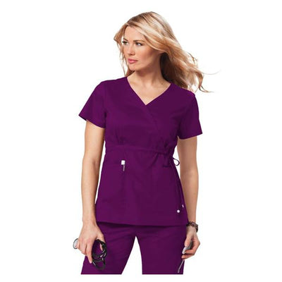 koi Design LLC Shirt Scrub 137 Katelyn Womens Medium Merlot Each - 137-48-M