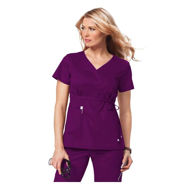 koi Design LLC Shirt Scrub 137 Katelyn Womens Medium Merlot Each - 137-48-M
