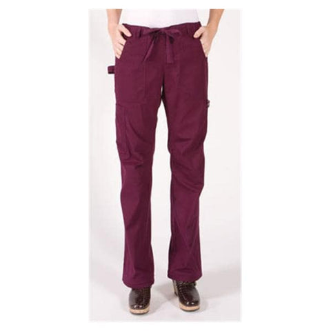 koi Design LLC Pant Scrub 701 Womens Small Merlot Each - 701-48-S