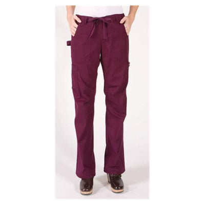 koi Design LLC Pant Scrub 701 Womens X-Small Petite Merlot Each - 701P-48-XS