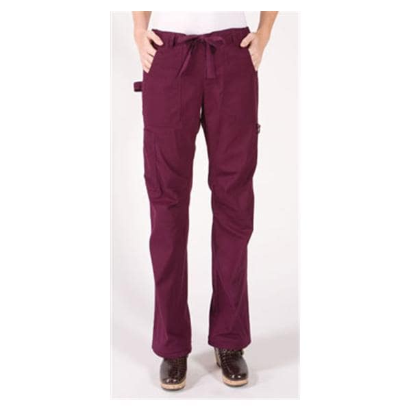 koi Design LLC Pant Scrub 701 Womens Large Petite Merlot Each - 701P-48-L