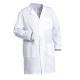 Fashion Seal Lab Coat Staff Length 65% Polyester / 35% Cotton Mens White Size 36 39 in Each - 499-36