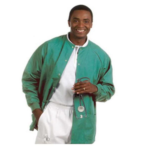 Fashion Seal Jacket Warm-Up Unisex Jade Green Small 2 Pockets Each - 7671-S