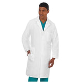 META By White Swan Lab Coat 65% Polyester / 35% Cotton META Unisex White 2X Small 40 in Each - 6116-011-XXS