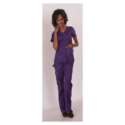 koi Design LLC Shirt Scrub 137 Katelyn Womens Small Amethyst Each - 137-51-S