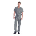 Landau Uniforms Inc. Shirt Scrub 7502 Unisex 2X Large Steel Grey Each - 7502-STP-XXL