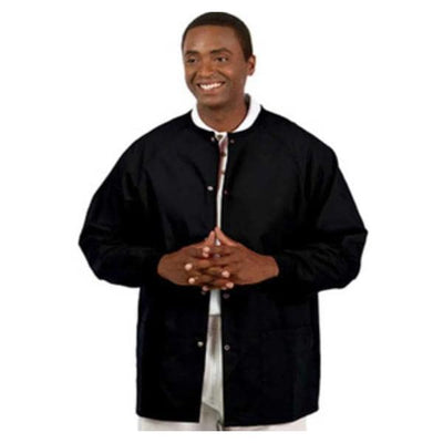 Fashion Seal Jacket Warm-Up Black Large Each - 7673-L