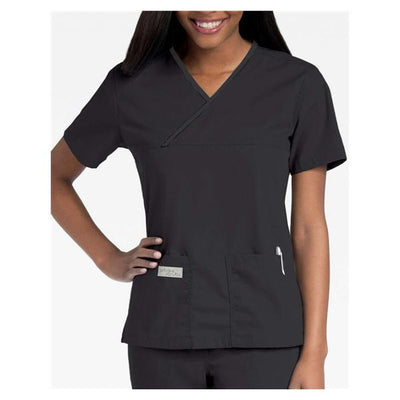 Urbane (TM) Shirt Scrub Urbane Crossover Womens X-Small Black Each - 9534BKPXS