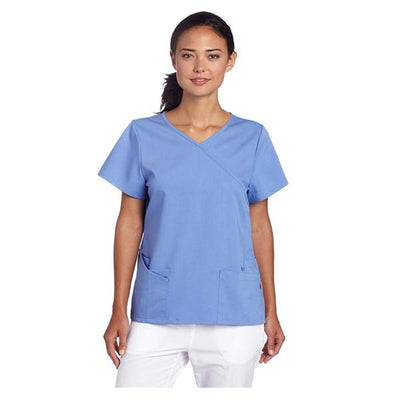 Urbane (TM) Shirt Scrub Urbane 9577 Sophie Crossover Womens Small Ceil Blue Each - 9577-BCAH-S