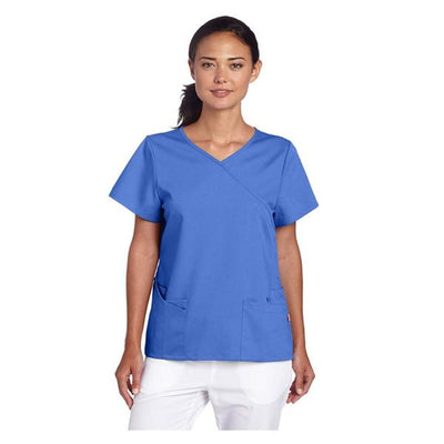 Urbane (TM) Shirt Scrub Urbane 9577 Sophie Crossover Womens Medium Royal Blue Each - 9577-BEAH-M