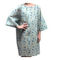 Fashion Seal Gown Patient Polyester Woven Cotton Flame Out Large Unisex Frog-e Green Ped Each - 5503-L