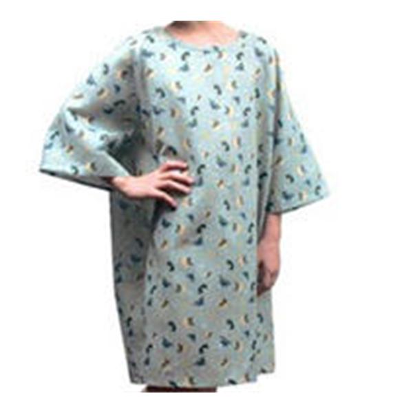 Fashion Seal Gown Patient Polyester Woven Cotton Flame Out Large Unisex Frog-e Green Ped Each - 5503-L