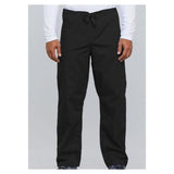 Cherokee Workwear Pant Scrub Cherokee 4100 Unisex 4X Large Black Each - 4100-BLKW-4X