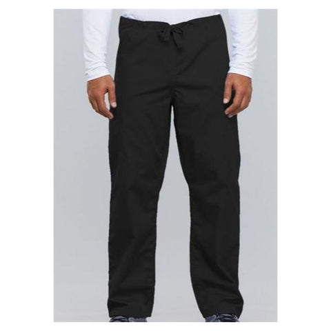 Cherokee Workwear Pant Scrub Cherokee 4100 Unisex 5X Large Black Each - 4100-BLKW-5X