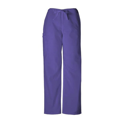 Cherokee Workwear Pant Scrub Cherokee 4100 Unisex 2X Large Grape Each - 4100-GRPW-2X