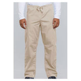 Cherokee Workwear Pant Scrub Cherokee 4100 Unisex Medium Khaki Each - 4100-KAKW-M