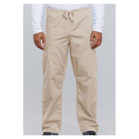 Cherokee Workwear Pant Scrub Cherokee 4100 Unisex Medium Khaki Each - 4100-KAKW-M