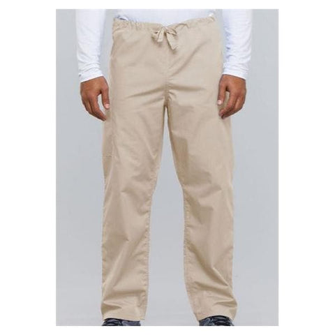 Cherokee Workwear Pant Scrub Cherokee 4100 Unisex 3X Large Khaki Each - 4100-KAKW-3X